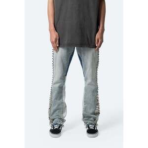 mnml B572 Studded Flare Denim - Blue Size 29Blue / 29